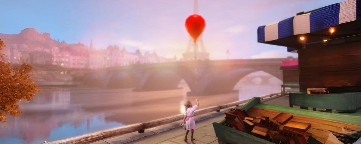 Fate on the Illusion—Paris, the Farmhouse, the Red Balloon, and the Lamb